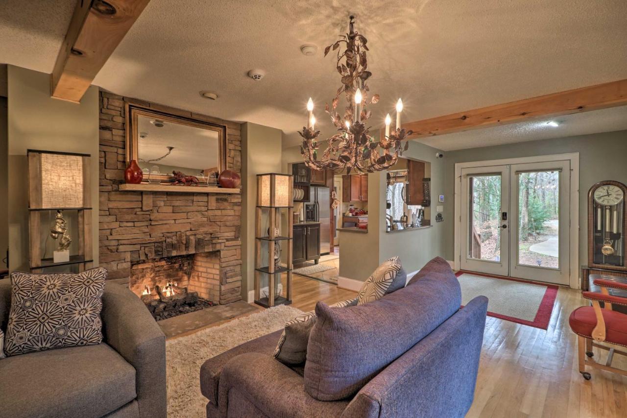 Cozy Conyers Cabin With Fireplace And Pool Table! Luaran gambar