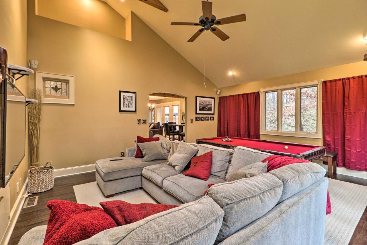 Cozy Conyers Cabin With Fireplace And Pool Table! Luaran gambar