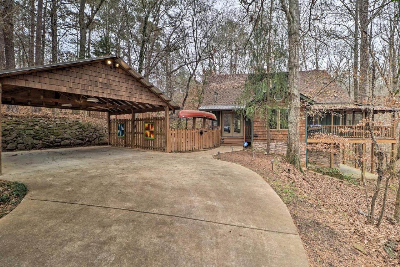 Cozy Conyers Cabin With Fireplace And Pool Table! Luaran gambar